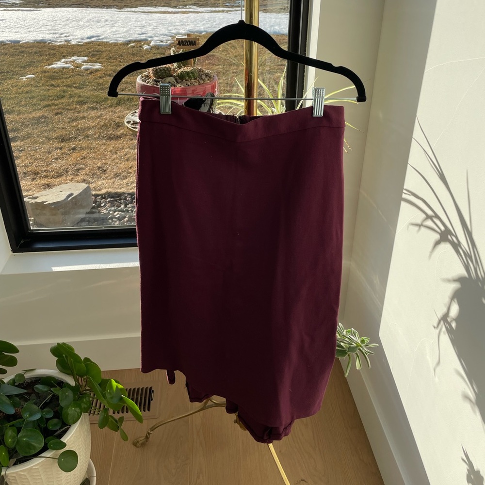 Body by Victoria Purple Pencil Skirt